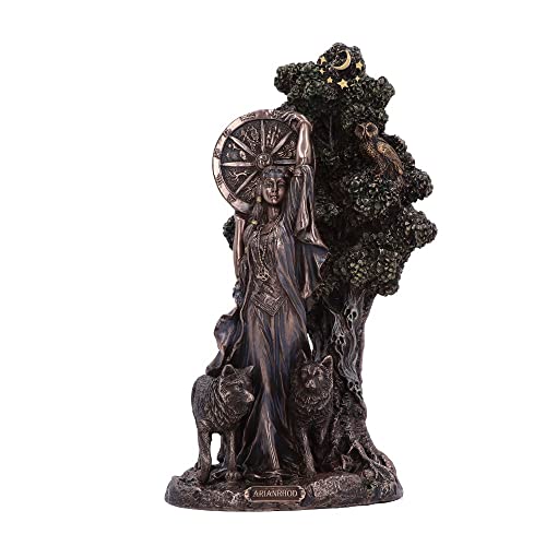 Nemesis Now Arianrhod Dekofigur Die keltische Göttin des Schicksals, bronzefarben, 24 cm, D6002W2 von Nemesis Now