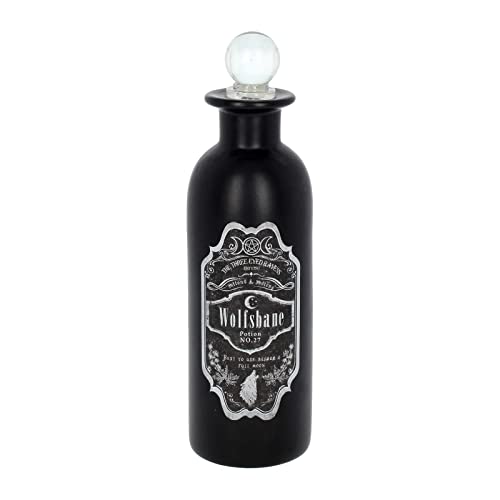 Nemesis Now Wolfsbane Trinkflasche, 21 cm, Schwarz von Nemesis Now