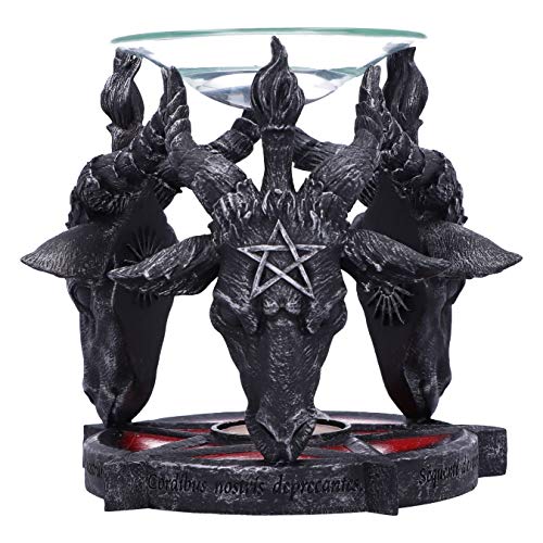 Nemesis Now B5189R0 Occult Baphomet Head Ölbrenner, Schwarz, 13,5 cm von Nemesis Now