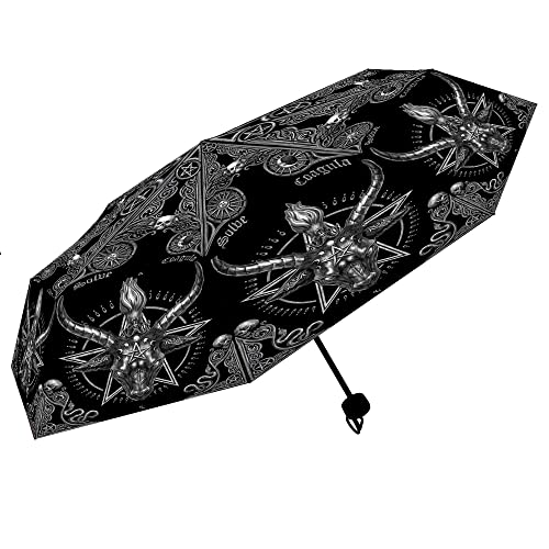 Nemesis Now Baphomet Regenschirm, Schwarz, 55 cm von Nemesis Now