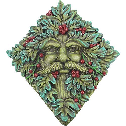 Nemesis Now Berry Beard Wandschild, Kunstharz, 24 cm, Grün von Nemesis Now