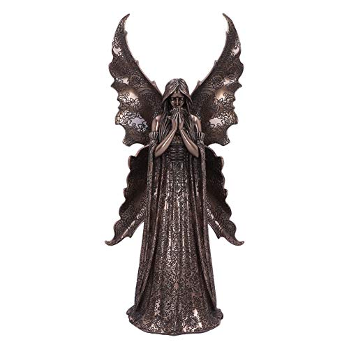 Nemesis Now Bronze Gothic Fairy Angel Figurine, 36cm Anne Stokes Only Love Remains Gotische Feenfigur, 36 cm von Nemesis Now