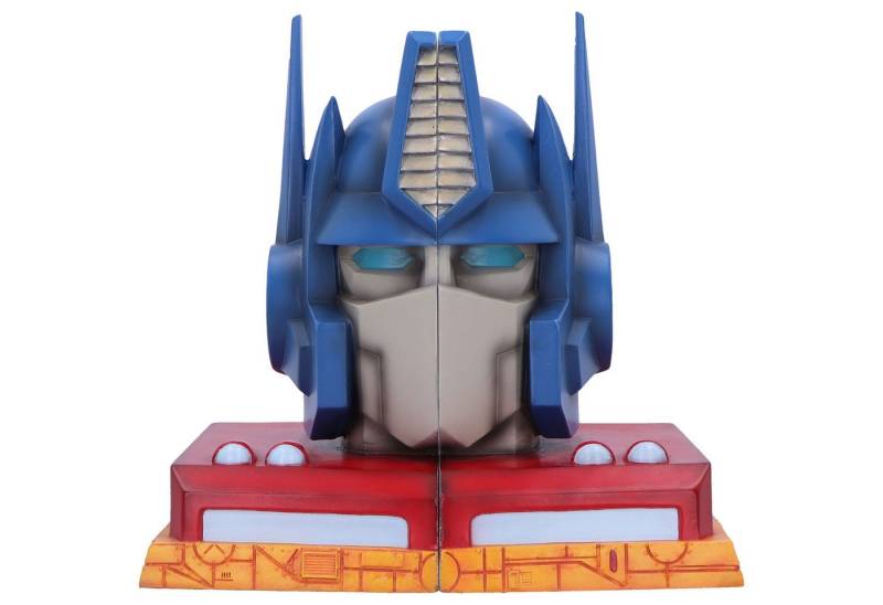 Nemesis Now Buchstütze Transformers Buchstützen Optimus Prime 20 cm (1 St), Offiziell lizenzierte, handbemalte Buchstützen von Nemesis Now