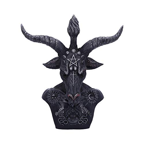 Nemesis Now Celestial Baphomet-Büste, Polyresin, 33 cm, Schwarz und Silber von Nemesis Now
