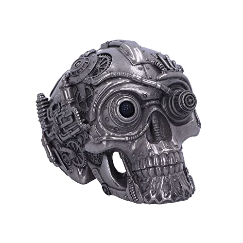 Nemesis Now Cybertron Totenkopf, Silber, 16,5 cm, 16.5cm von Nemesis Now