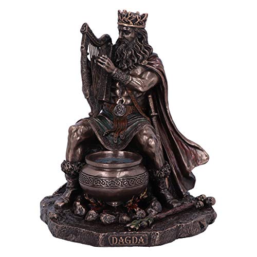 Nemesis Now Dagda König von Tuatha De Danann Keltische Gottheit-Figur, Bronze, 18,5 cm von Nemesis Now