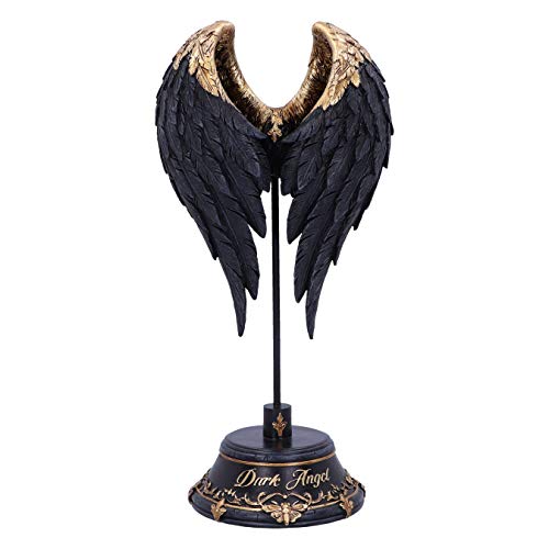 Nemesis Now Dark Angel Gothic Fallen FAE Wing Skulptur, Schwarz, 26 cm von Nemesis Now