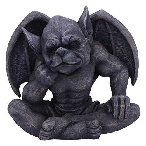 Nemesis Now Dark Black Figurine Figur Laverne Grotesque Gargoyle Dunkelschwarz, Schwarz, 13 cm von Nemesis Now