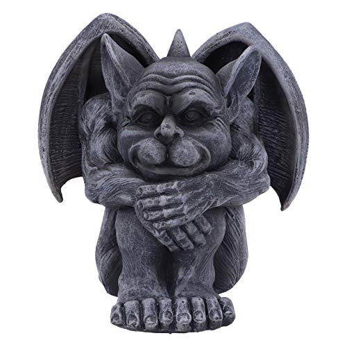 Nemesis Now Dark Black Figurine Figur Quasi Grotesque Gargoyle Dunkelschwarz, Harz, Schwarz, 12,5 cm von Nemesis Now