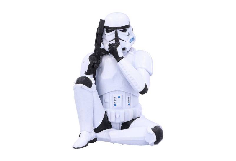 Nemesis Now Dekofigur Original Stormtrooper Figur Speak No Evil Stormtrooper 10 cm (1 St), Offiziell lizenzierte, handbemalte Figur von Nemesis Now
