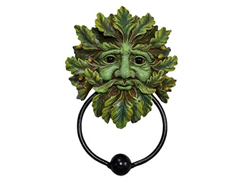 Nemesis Now Green Man Door Knocker 20cm, Türklopfer, Motiv Grüner Mann, 20 cm, Polyresin von Nemesis Now