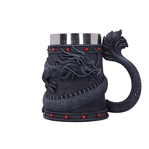 Nemesis Now Dragon Coil Bierkrug, Grau, 16 cm von Nemesis Now