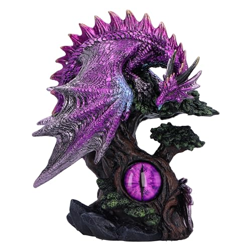 Nemesis Now Drakonischer Seer 17 cm, Harz, Rosa, Drachenfigur, rosa Drachenornament, Sammlerstück, Drachen-Geschenkware, gegossen aus feinstem Harz, fachmännisch handbemalt von Nemesis Now