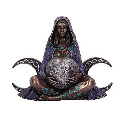 Nemesis Now Dreifach-Mondgöttin-Figur, Bronze, 36 cm, wunderschön geformtes Design, Dreifachmond-Göttin, Wicca-Geschenkware, aus feinstem Harz gegossen, fachmännisch handbemalt von Nemesis Now