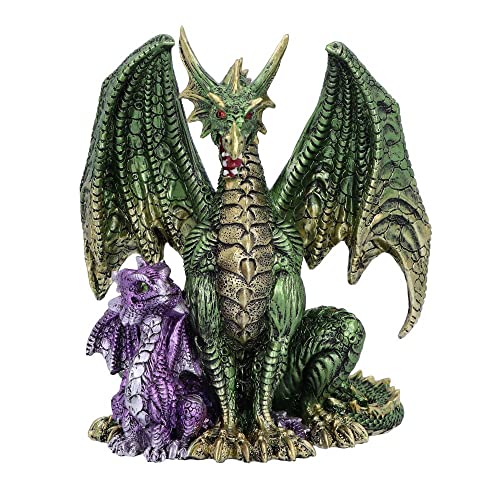 Nemesis Now Fearsome Guide Drachenfigur, Grün, 17,7 cm von Nemesis Now