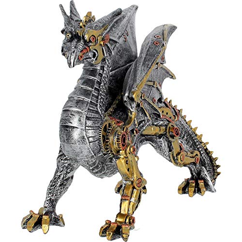 Nemesis Now Figur Dracus Machina Silber 29cm Nemesis Now Figur Dracus Machina Silber 29cm von Nemesis Now