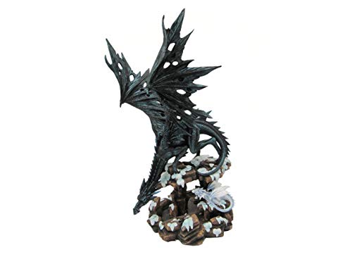 Nemesis Now Figur Dragons Wisdom, 35 cm, Schwarz von Nemesis Now