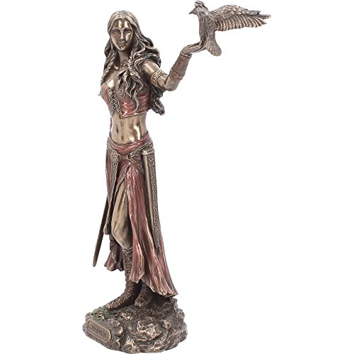 Nemesis Now Figur Morrigan und Krähe, 28 cm, bronzefarben Nemesis Now Figur Morrigan und Krähe, 28 cm, bronzefarben von Nemesis Now