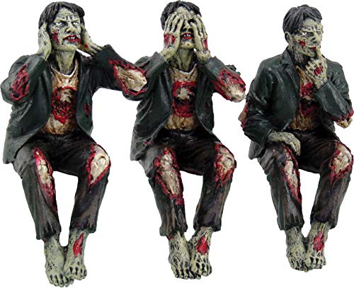 Nemesis Now“-Figur aus Kunstharz, 10 cm, Grün, Einheitsgröße, Zombie-Motiv von Nemesis Now