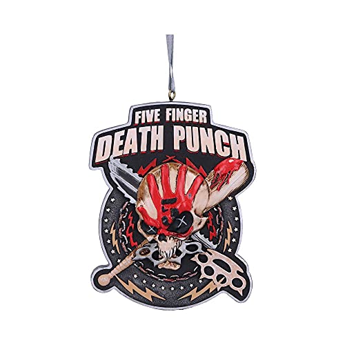 Nemesis Now Five Finger Death Punch Xmas Dec (002) 9,5 cm, Rot von Nemesis Now