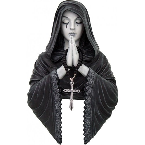 Nemesis Now Gothic Gebet Wandschild 39 cm schwarz Polyresin von Nemesis Now