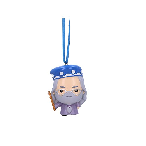 Nemesis Now Harry Potter Dumbledore Hängeornament, 7,5 cm, Harz, grau, offiziell lizenziertes Harry Potter Merchandise, niedliches Dumbledore-Design, in feinstem Harz gegossen, fachmännisch handbemalt von Nemesis Now