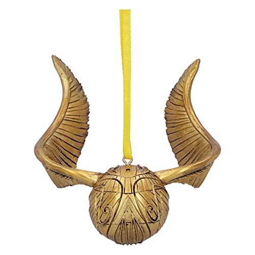 Nemesis Now Harry Potter Goldener Schnatz Quidditch Hänge-Ornament, für Geburtstag, offizielles Lizenzprodukt, goldfarben, B5623T1, One Size von Nemesis Now