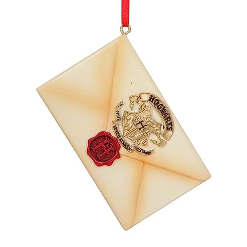 Nemesis Now Harry Potter Hogwarts Akeptance School Brief Hänge-Ornament beige, B5673T1, One Size von Nemesis Now