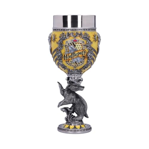 Nemesis Now Harry Potter Hufflepuff Hogwarts House Collectable Goblet, Gelb, Silber, 1.25 picometer One Size von Nemesis Now