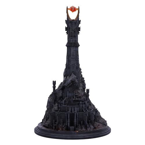 Nemesis Now Herr der Ringe Barad Dur Rückfluss-Räuchergefäß 26,5 cm, Harz, schwarz, offiziell Lizenziertes Herr der Ringe Sauron™ Merchandise, aus feinstem Harz gegossen, fachmännisch handbemalt von Nemesis Now