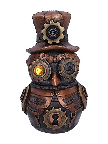 Nemesis Now Hootle D5413T1 Steampunk-Eule mit Zylinderhut, 22,7 cm, Bronze Nemesis Now Hootle D5413T1 Steampunk-Eule mit Zylinderhut, 22,7 cm, Bronze von Nemesis Now