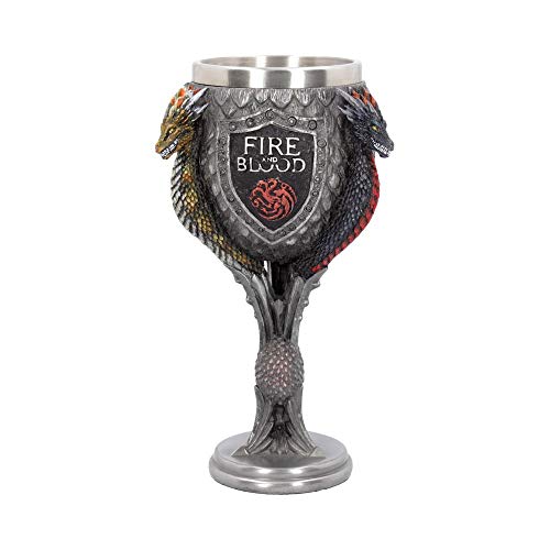 Nemesis Now House Targaryen Kelch Game of Thrones, 23 cm, Grau Nemesis Now House Targaryen Kelch Game of Thrones, 23 cm, Grau von Nemesis Now