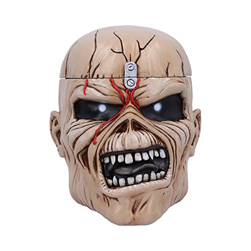 Nemesis Now Trinket Box Iron Maiden Eddie The Trooper Head Schmuckkästchen, Polyresin, Beige, Einheitsgröße von Nemesis Now