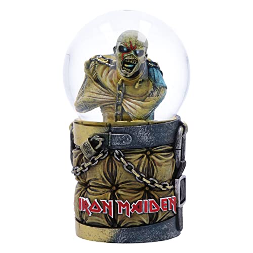 Nemesis Now Iron Maiden Piece of Mind Schneekugel 17,5 cm, Harz und Glas, offizielles Lizenzprodukt von Iron Maiden, Schneekugel aus feinstem Kunstharz, fachmännisch handbemalt von Nemesis Now