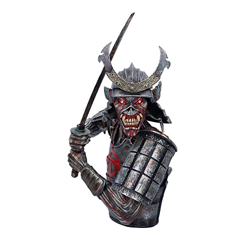 Nemesis Now Iron Maiden Senjutsu Brustbox, offizielles Lizenzprodukt, Silber, 41 cm von Nemesis Now