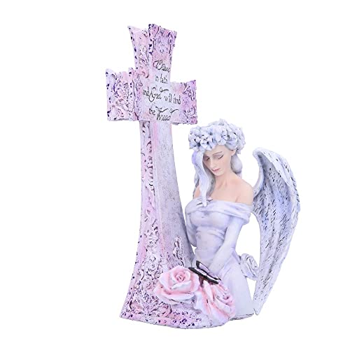 Nemesis Now Jessica Galbreth Figur Weave in Faith, Kunstharz, 26 cm, Rosa von Nemesis Now