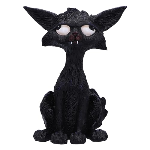 Nemesis Now Kat D6753A24 Dekofigur aus Kunstharz, Schwarze Katze, Sammlerstück, aus feinstem Kunstharz gegossen, fachmännisch handbemalt, 20 cm Nemesis Now Kat D6753A24 Dekofigur aus Kunstharz, Schwarze Katze, Sammlerstück, aus feinstem Kunstharz gegossen, fachmännisch handbemalt, 20 cm von Nemesis Now