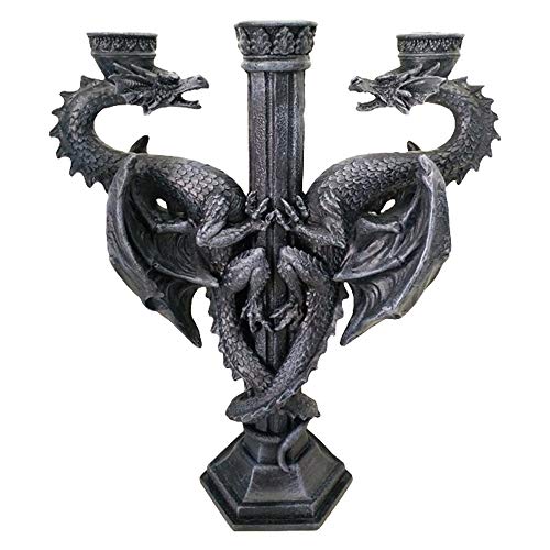 Nemesis Now Kerzenhalter Drachenaltar 33cm schwarz Nemesis Now Kerzenhalter Drachenaltar 33cm schwarz von Nemesis Now