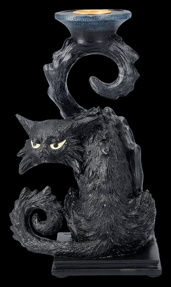 Nemesis Now Kerzenständer Kerzenhalter - Schwarze Katze Spite - Nemesis Now - Kerzenständer von Nemesis Now