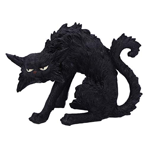 Nemesis Now Kleine Schwarze Katze, Hexen, vertraute Figur, Spite, 23,5 cm von Nemesis Now