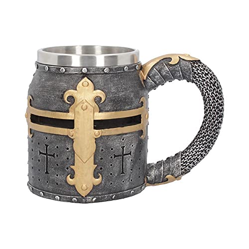 Nemesis Now Kreuzritter-Becher, 16 cm, Grau von Nemesis