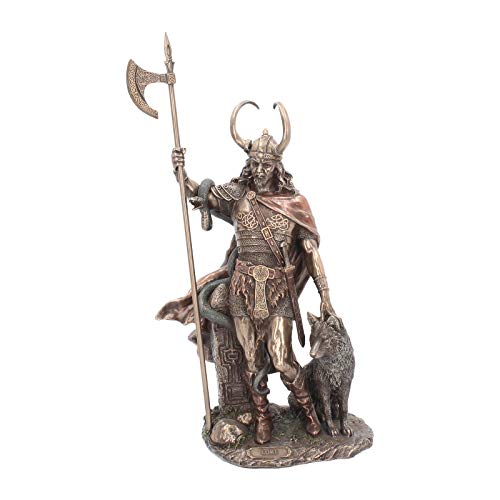 Nemesis Now Loki Figur Nordischer Trickstergott, 38 cm, Bronze von Nemesis Now