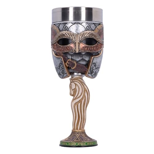 Nemesis Now Lord of The Rings Rohan Goblet 19,5 cm, Kunstharz, offiziell lizenzierter Lord of The Rings Merchandise, Drinks Cup, Cast in feinstem Harz, fachmännisch beschichtet, herausnehmbarer von Nemesis Now