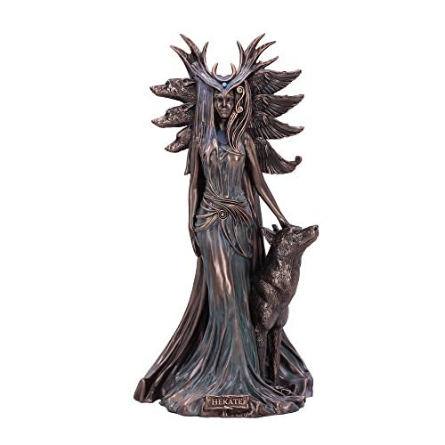 Nemesis Now Marc Potts Hekate Figur, groß, Bronze, 32 cm von Nemesis Now