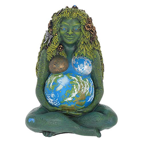 Nemesis Now H3558J7 Mutter Erde Figur 17,5 cm, grün, Kunstharz, Einheitsgröße von Nemesis Now