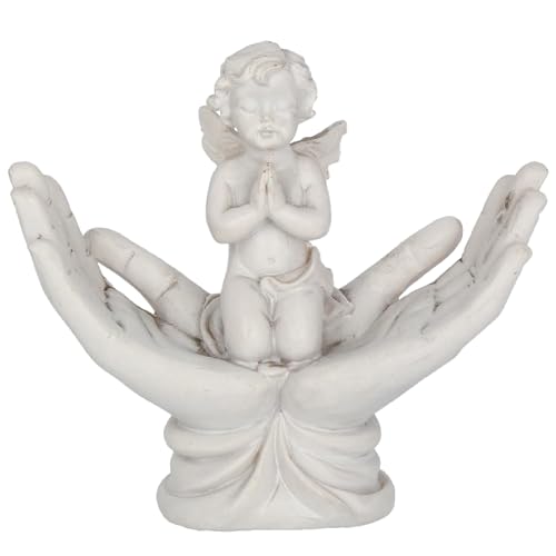 Nemesis Now NEM3997 Cherub-Figur, 11 cm, Resin, weiß, fachmännisch gefertigte Cherub-Figur, Geschenk für neue Eltern, aus feinstem Harz gegossen, fachmännisch handbemalt von Nemesis Now