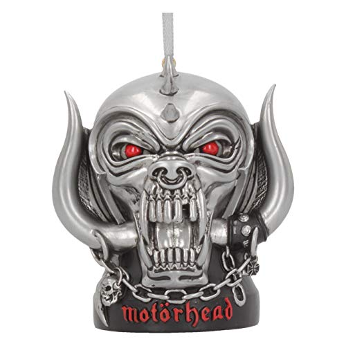 Motorhead Warpig hängende Festliche dekorative Ornament, offiziell lizenzierte Motorhead-Merchandise, mit Warpig Artwork, inklusive Schlaufe und Band, gegossen in feinstem Harz, fachmännisch von Nemesis Now