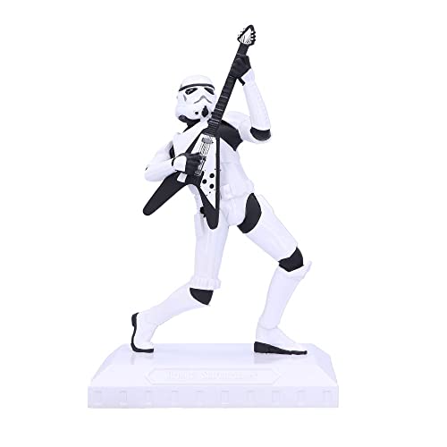 Nemesis Now Offiziell lizenzierte Stormtrooper Rock On Figur, weiß, 18 cm, B5871V2 von Nemesis Now