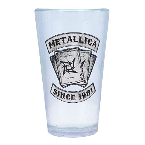 Nemesis Now Offiziell lizenziertes Metallica seit 1981 Händler-Glas, 14,8 cm von Nemesis Now