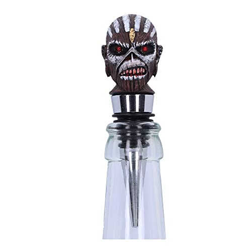 Nemesis Now Offizielles Lizenzprodukt Iron Maiden Book of Souls, Flaschenverschluss, Silber, 10 cm von Nemesis Now